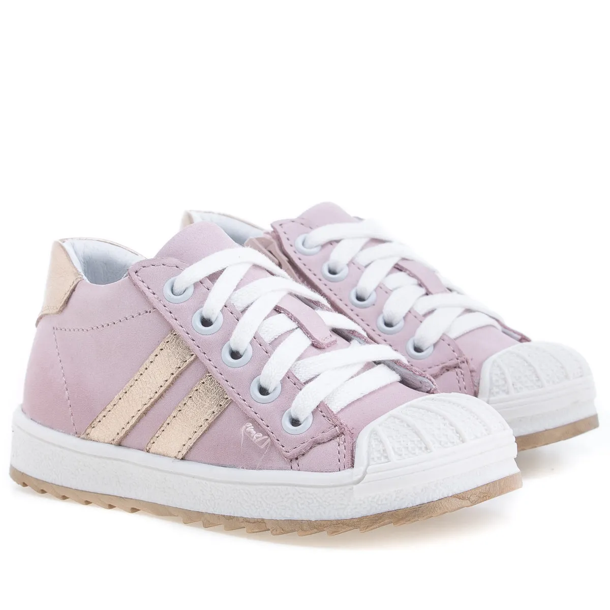 (2627A-20/2628A-20) Low Bumper Trainers pink with Zipper