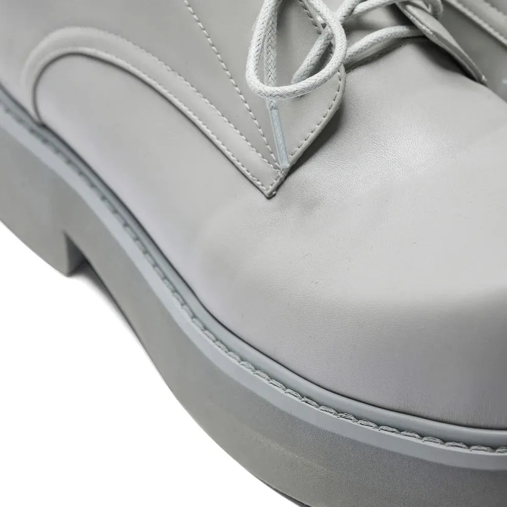 400% Oversized Men's Derby Shoes - Grey