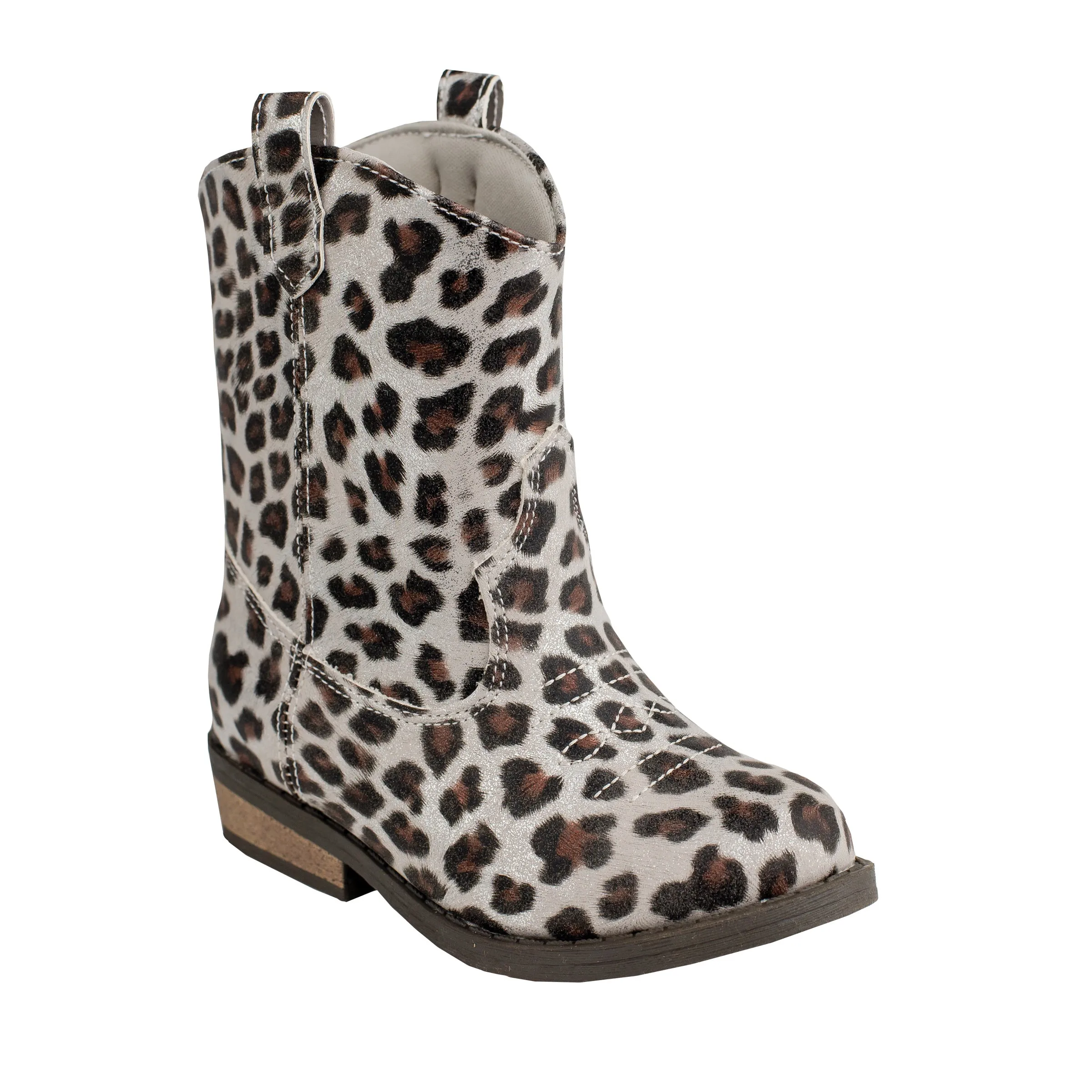 Addison Western Boot | Leopard Shimmer