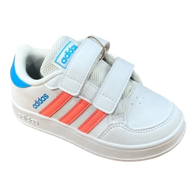 Adidas Breaknet CF I GY6019 white-acired children's sneakers