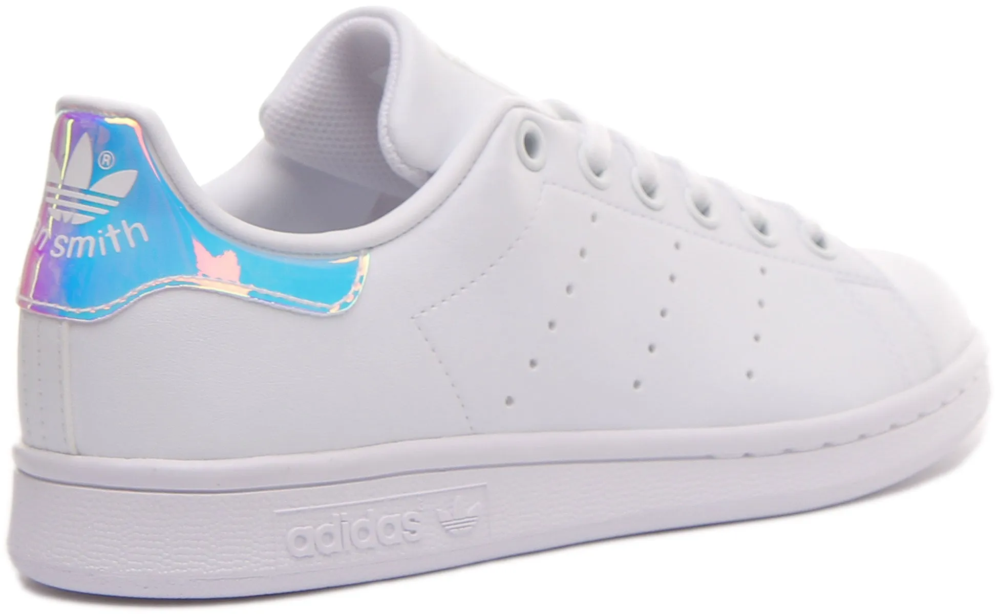 Adidas Stan Smith J In White Multi For Junior