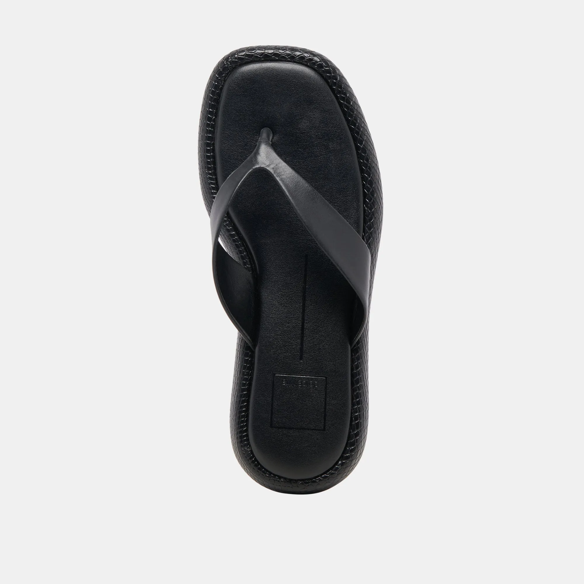 ADIN SANDALS BLACK LEATHER