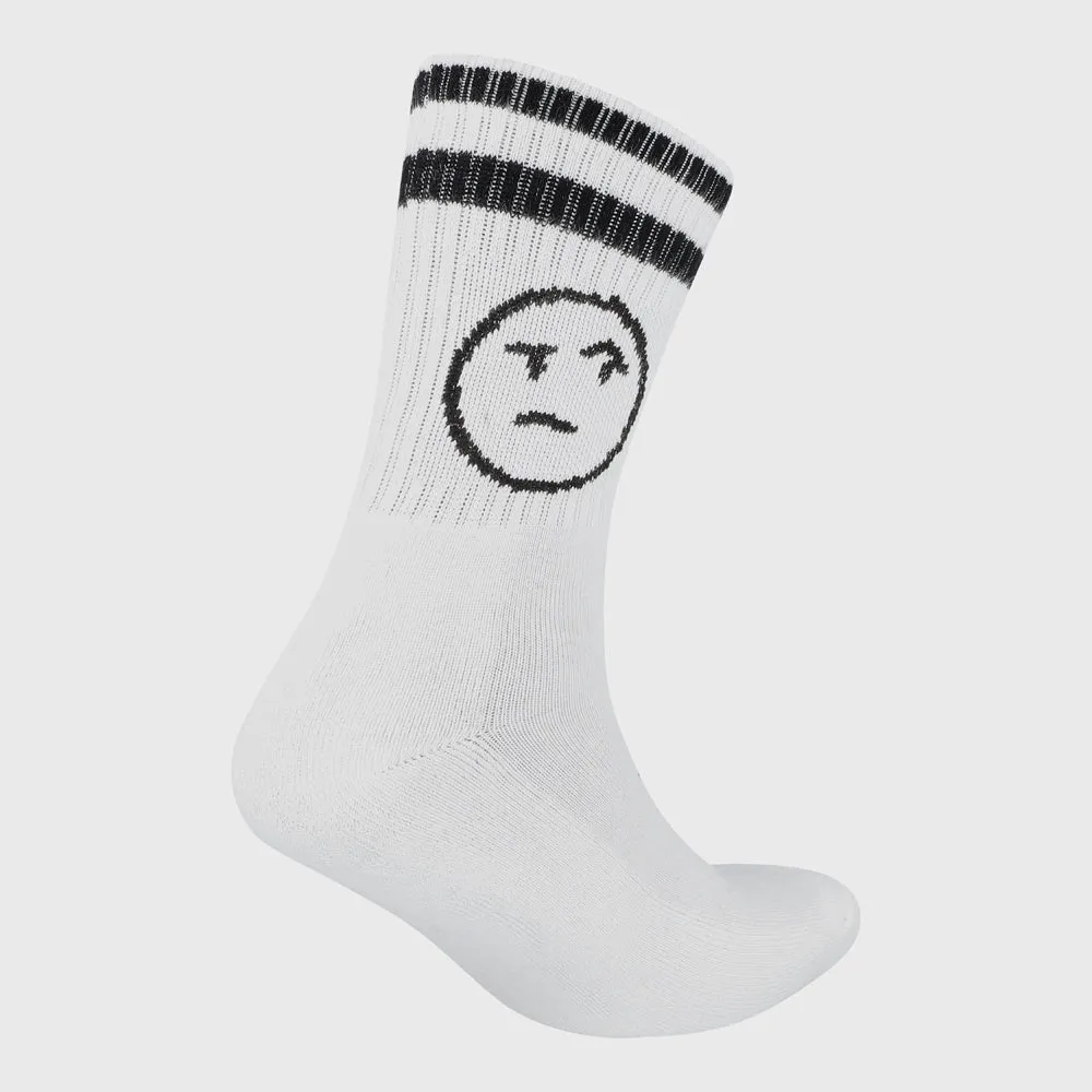 Airwalk Unisex 3 Pack  Smiley Crew Sock Black