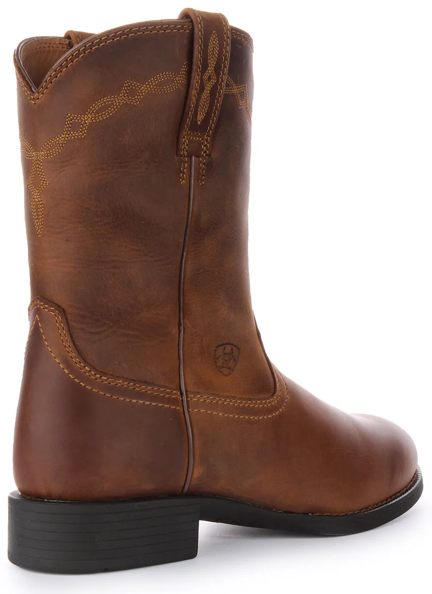 Ariat Heritage Roper In Brown For Men