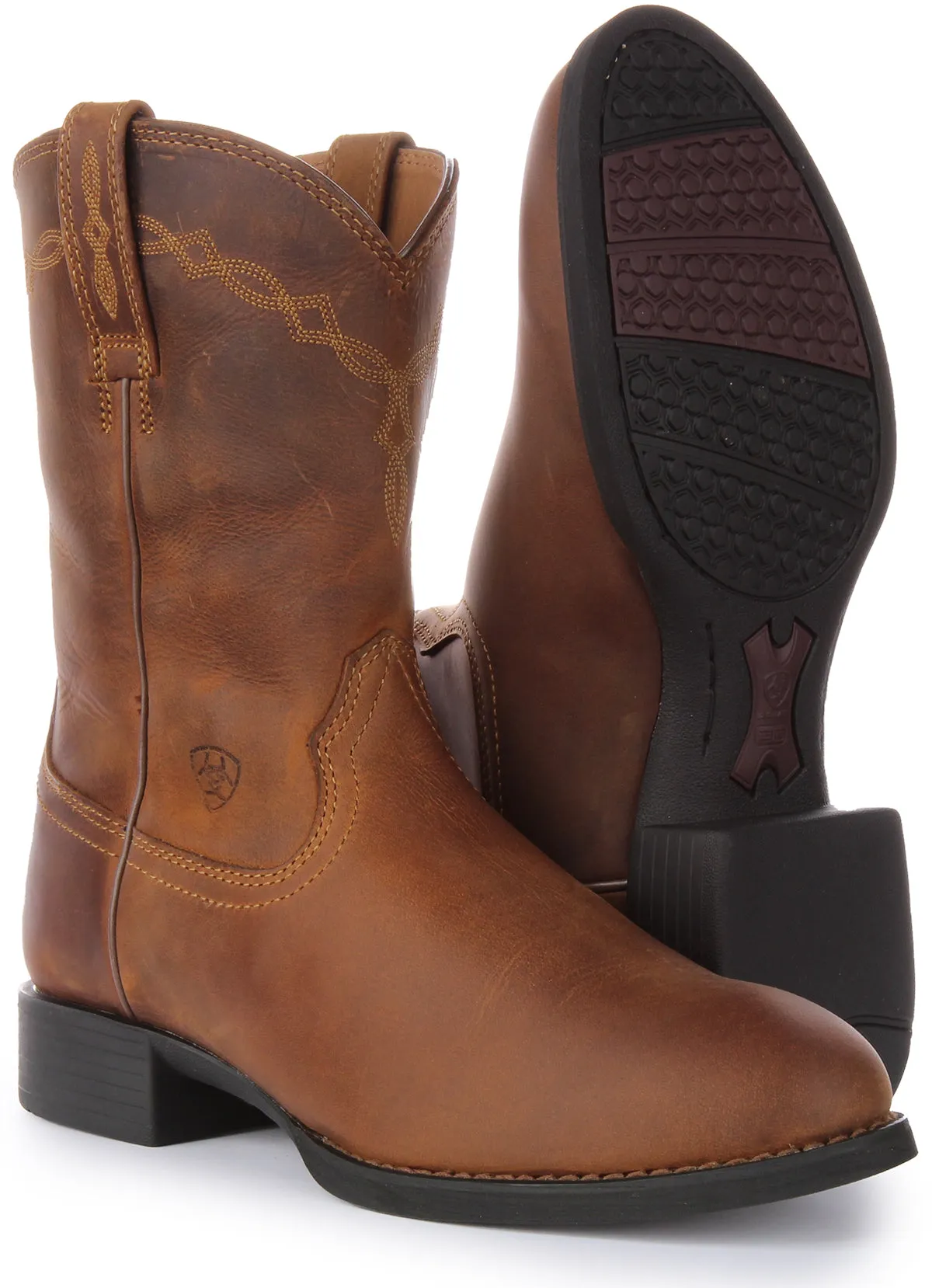 Ariat Heritage Roper In Brown For Men