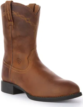 Ariat Heritage Roper In Brown For Men