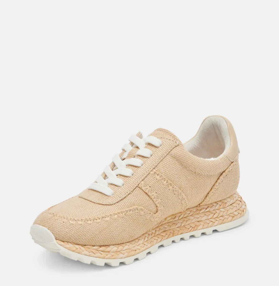 Ayita Sneaker | Lt Natural Raffia