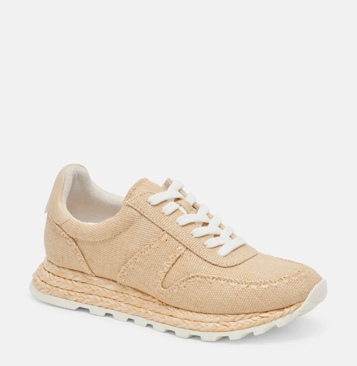 Ayita Sneaker | Lt Natural Raffia