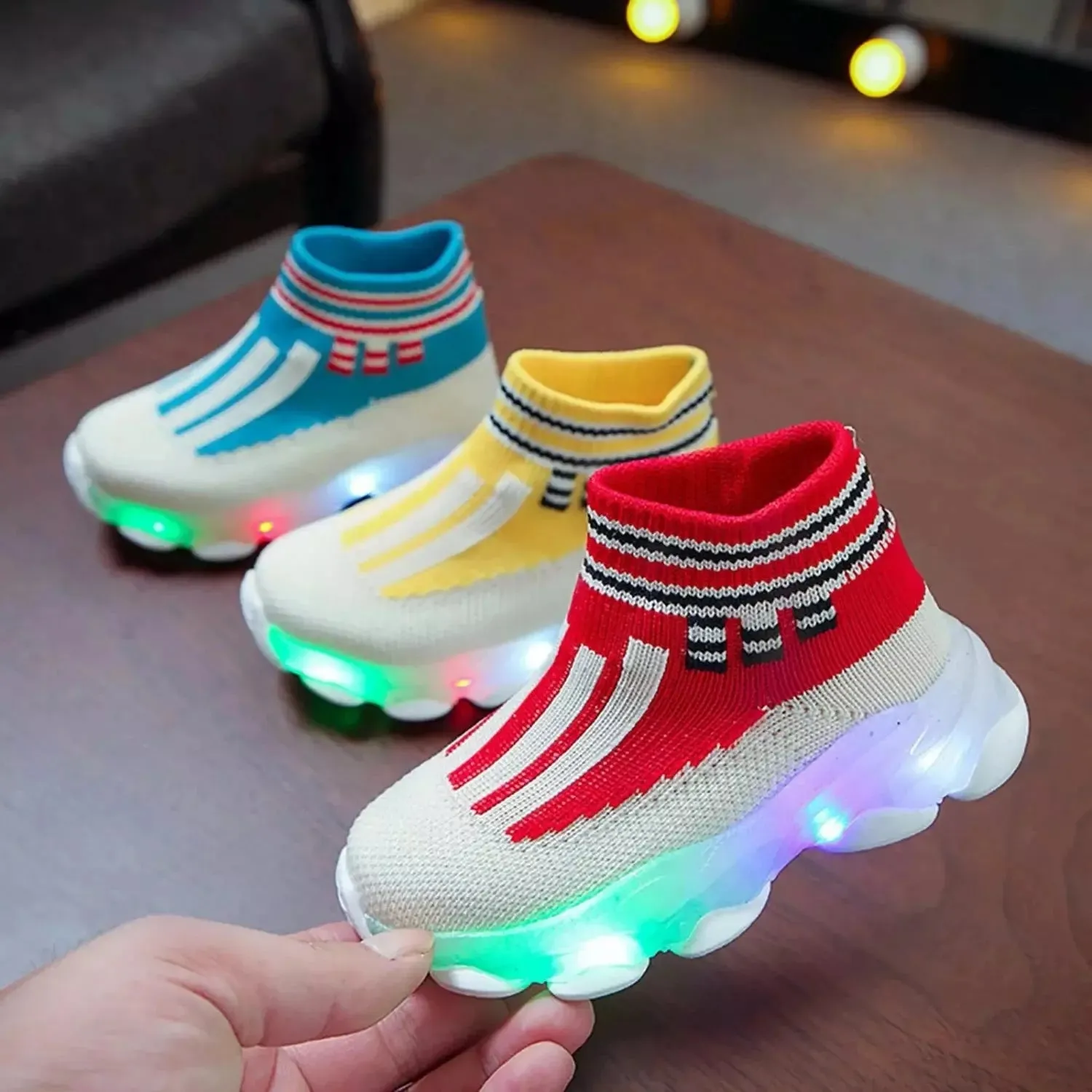 Baby Girl Luminous LED Sport Shoes