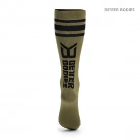 Better Bodies Knee Socks - Military Green