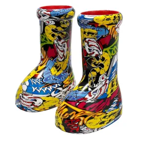 Trendy Big Red Anime Boots – Creative Astro Boy-Inspired TPU EVA Cartoon Footwear for Fashionable Style in 2023