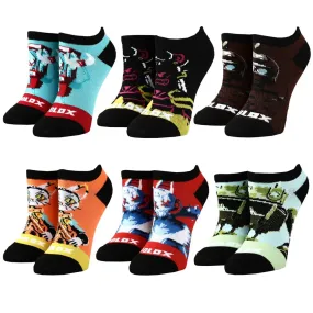 BIOWORLD LICENSED ROBLOX SOCKS 6PACK ASSORTED - XS9CFBRBXTA