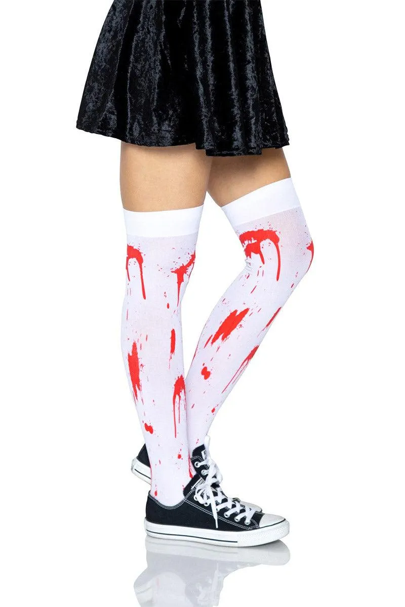 Bloody Zombie Thigh Highs