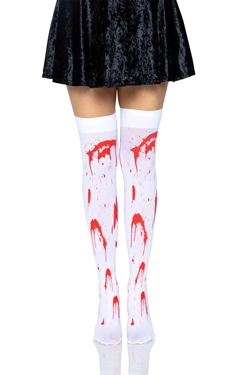 Bloody Zombie Thigh Highs