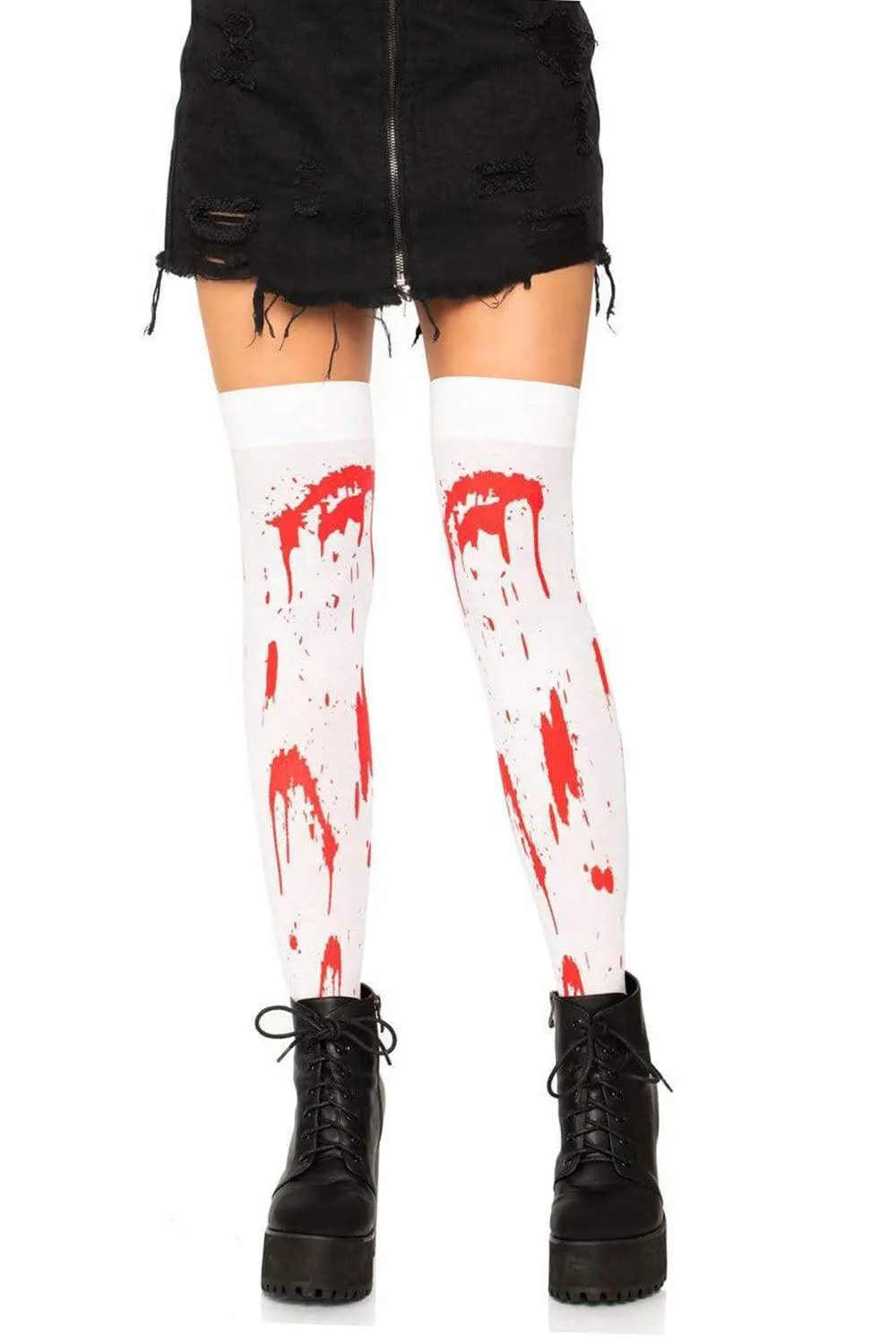 Bloody Zombie Thigh Highs