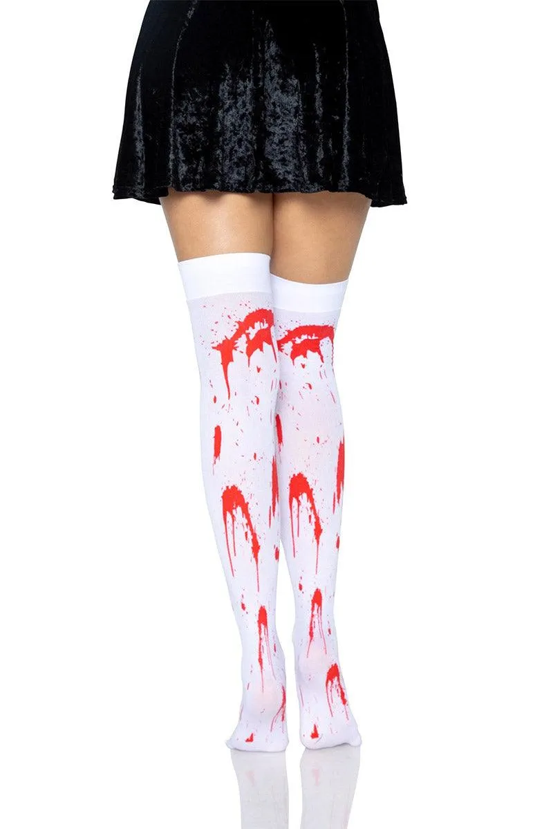 Bloody Zombie Thigh Highs