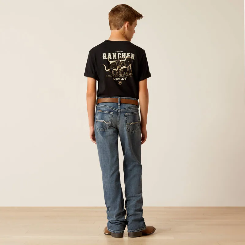 Boy's Ariat B4 Relaxed Challenger Boot Cut Jeans