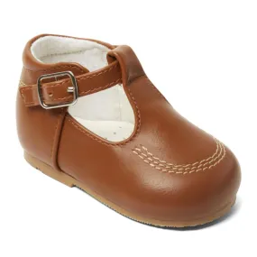 Boys Sevva Tan Teddy Shoes