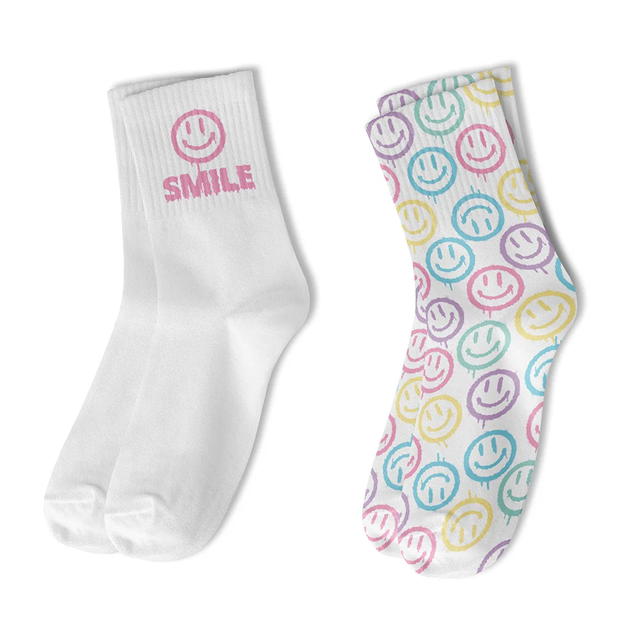 Burst crew socks