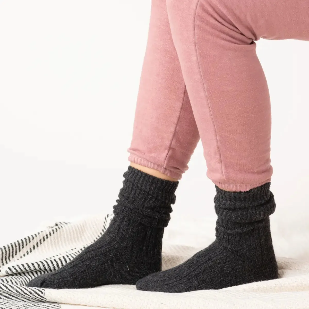 Cable Knit Boot Socks