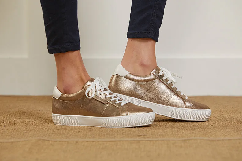 Camden Bronze Low Top Trainer - 70% OFF