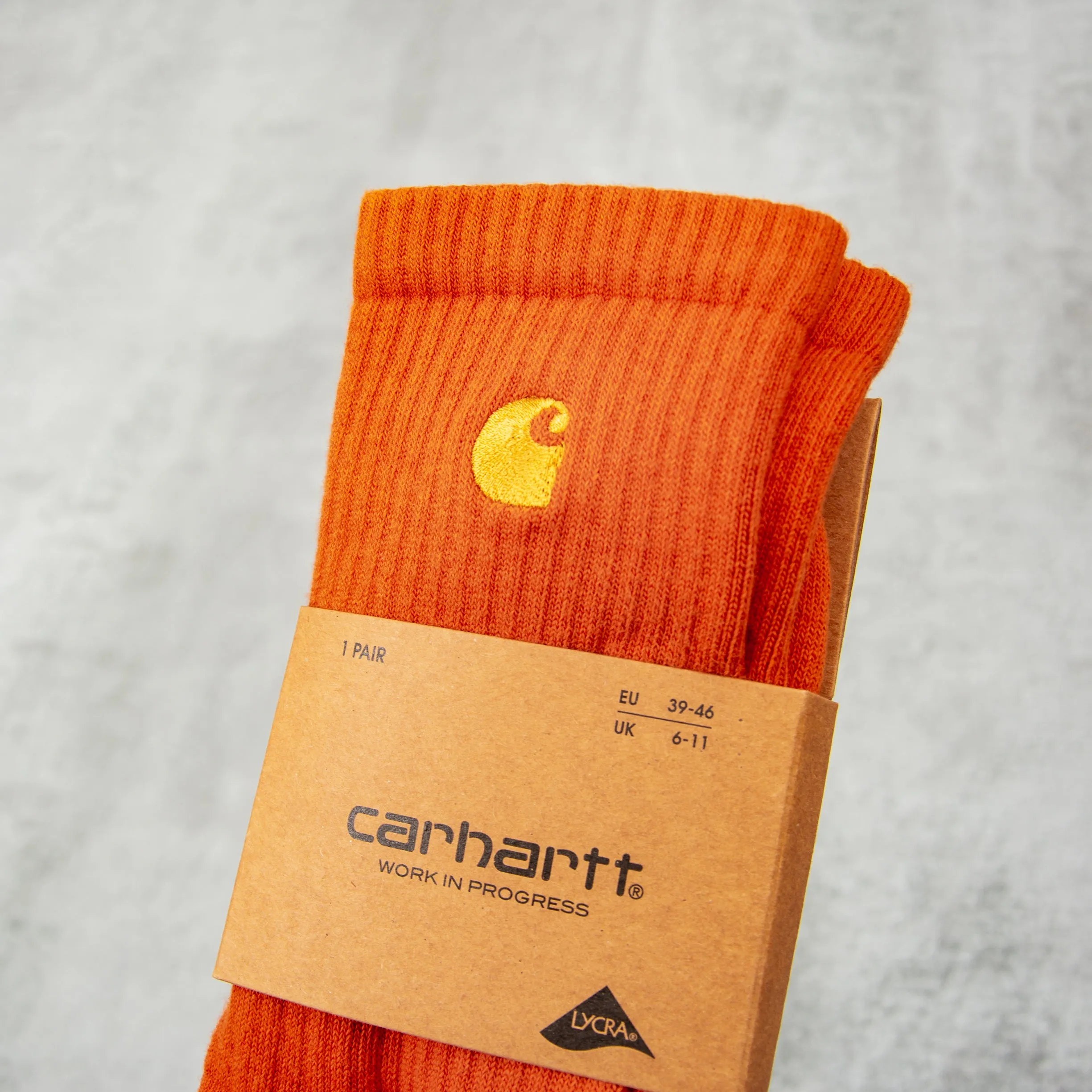 Carhartt WIP Chase Socks - Tumeric / Gold