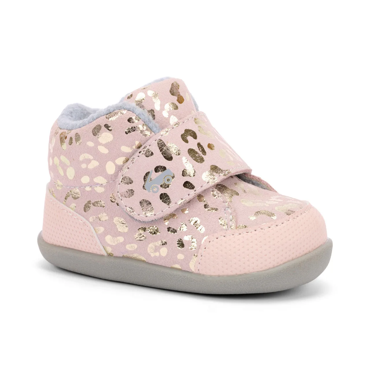 Casey (First Walker) Infant Bootie -  Peach/Gold