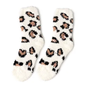 Cat Nap Lounge Socks in White