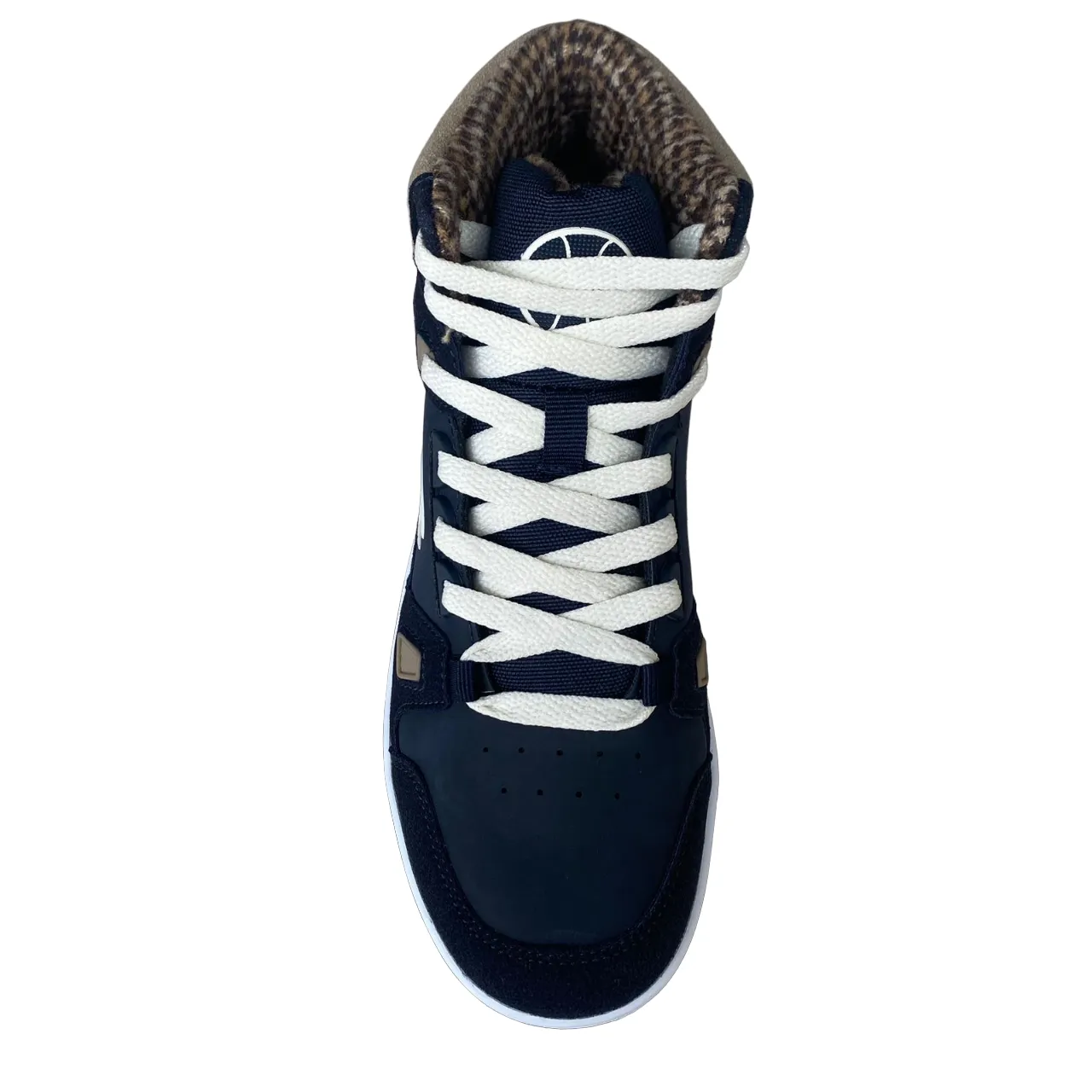 Champion high-top sneaker shoe for boys Rebound Mid Winterized S32719 BS501 blue-white-beige