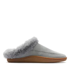 Clarks Pilton Home Grey Suede