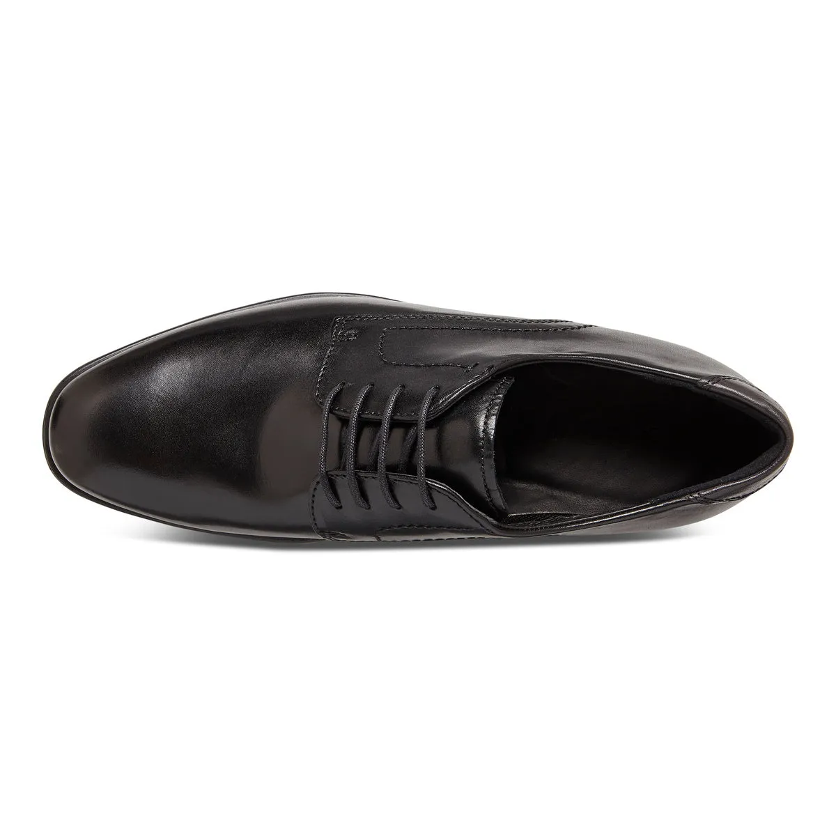 ECCO Melbourne Leather Lace Up Dress Shoe - Black