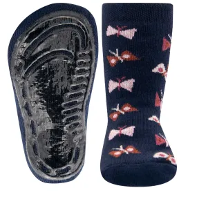 Ewers Navy Butterfly Anti Slip Socks 深藍蝴蝶防滑襪