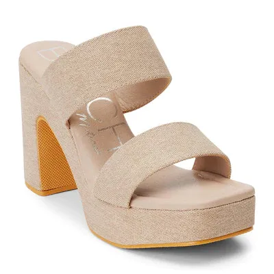 Gem Platform Heel - Sand