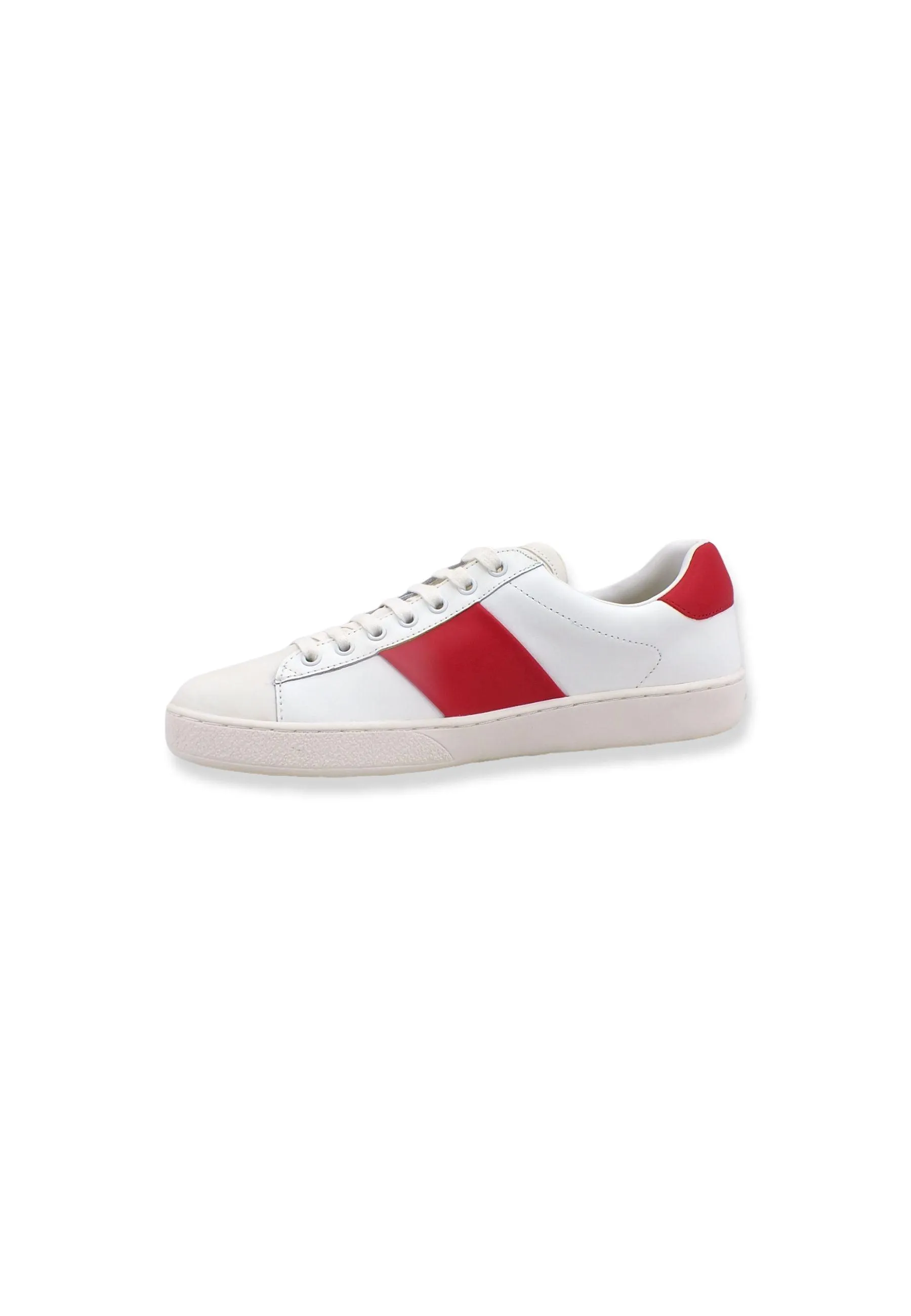 GUESS Sneaker Uomo Bassa White Red FM7NOLFAP12