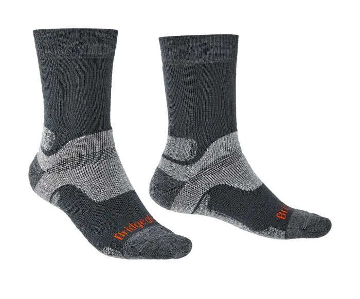 Hike Midweight Merino Performance Socks - Gunmetal