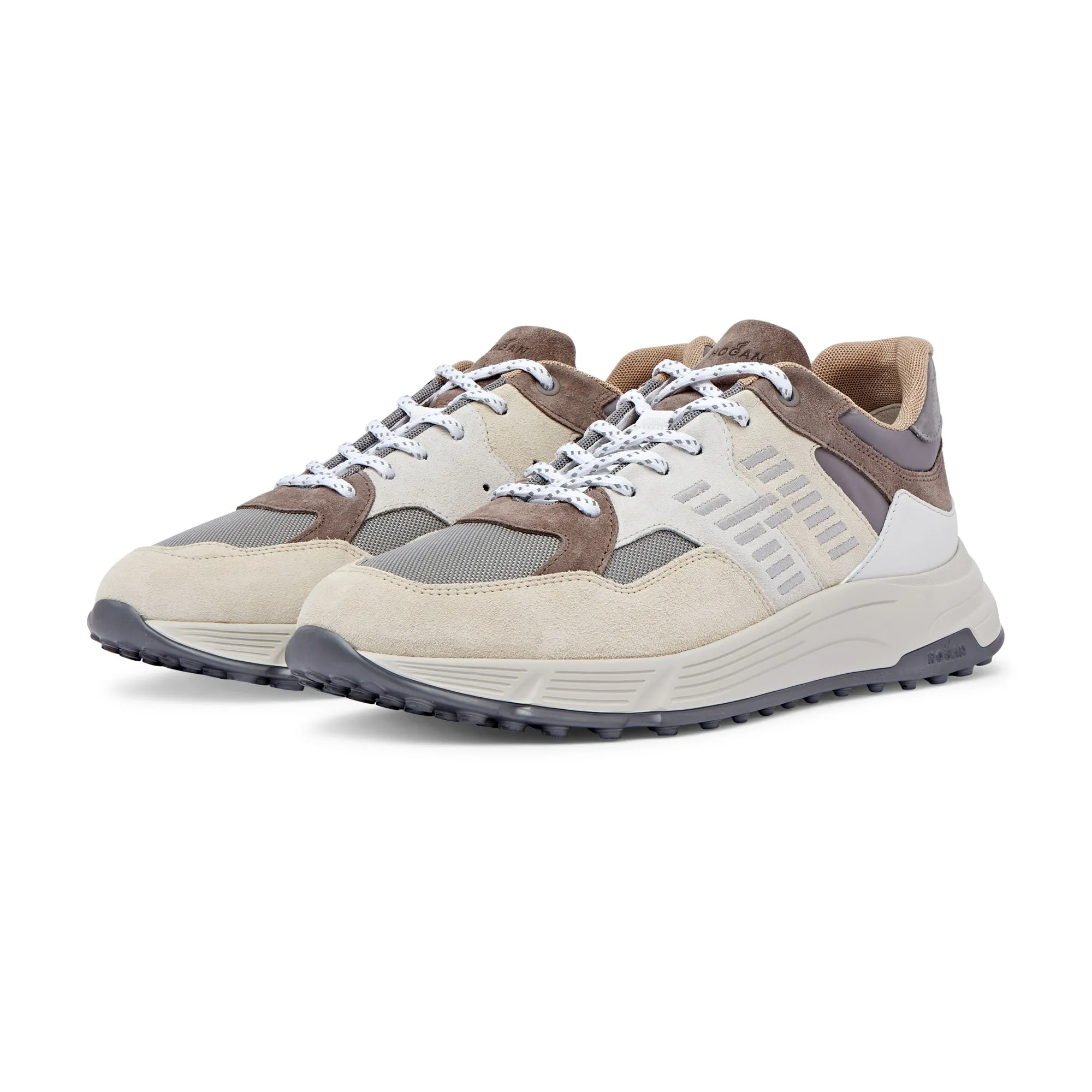 HOGAN Hyperlight Runner Trainer (Beige / Grey)