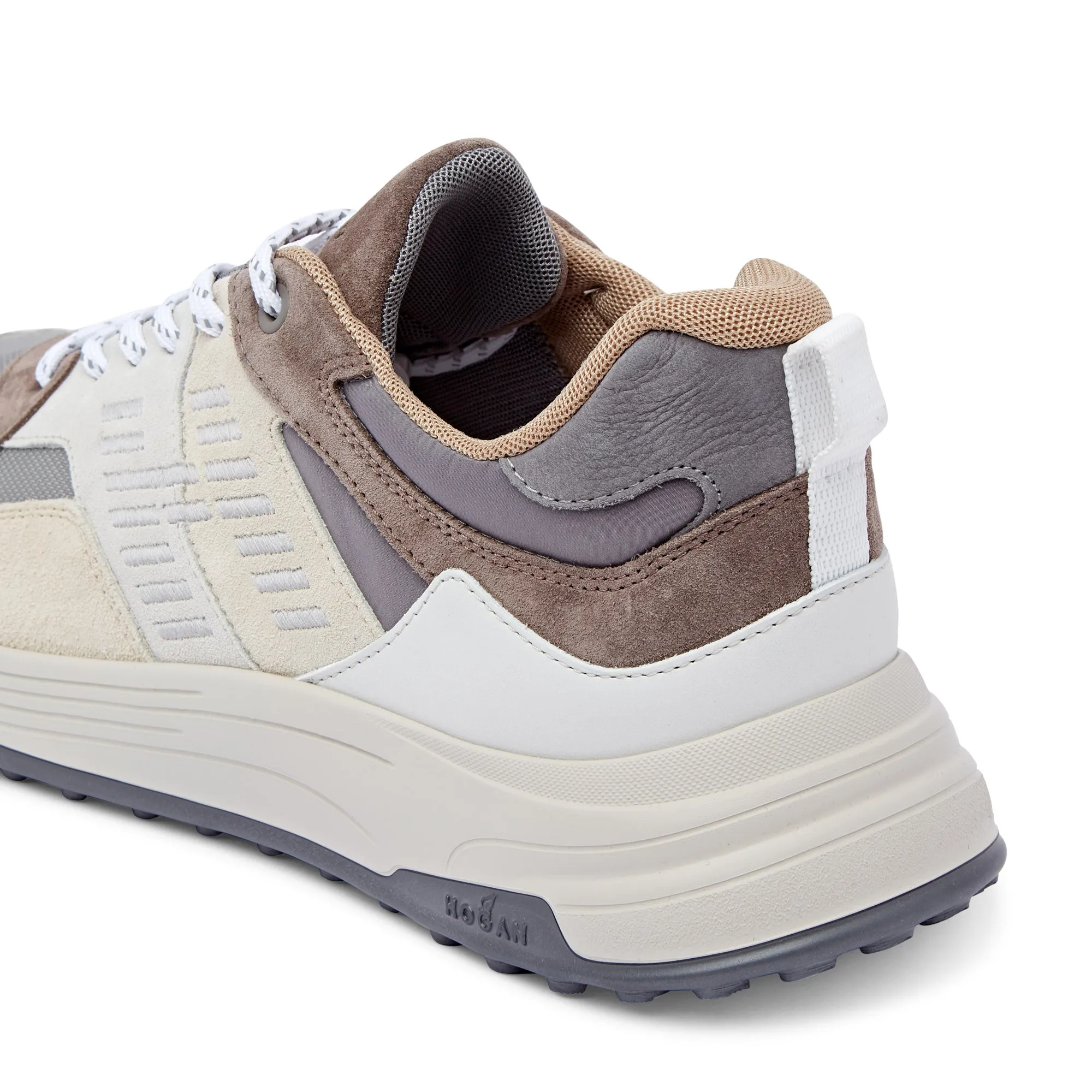 HOGAN Hyperlight Runner Trainer (Beige / Grey)