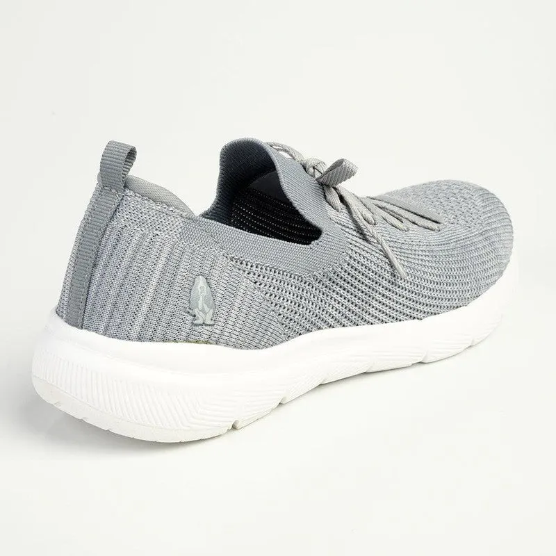 Hush Puppies Roxie Knitted Mesh Sneaker - Pewter