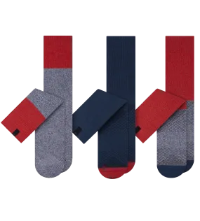 Hustle Cushion Crew Socks 3 Pack