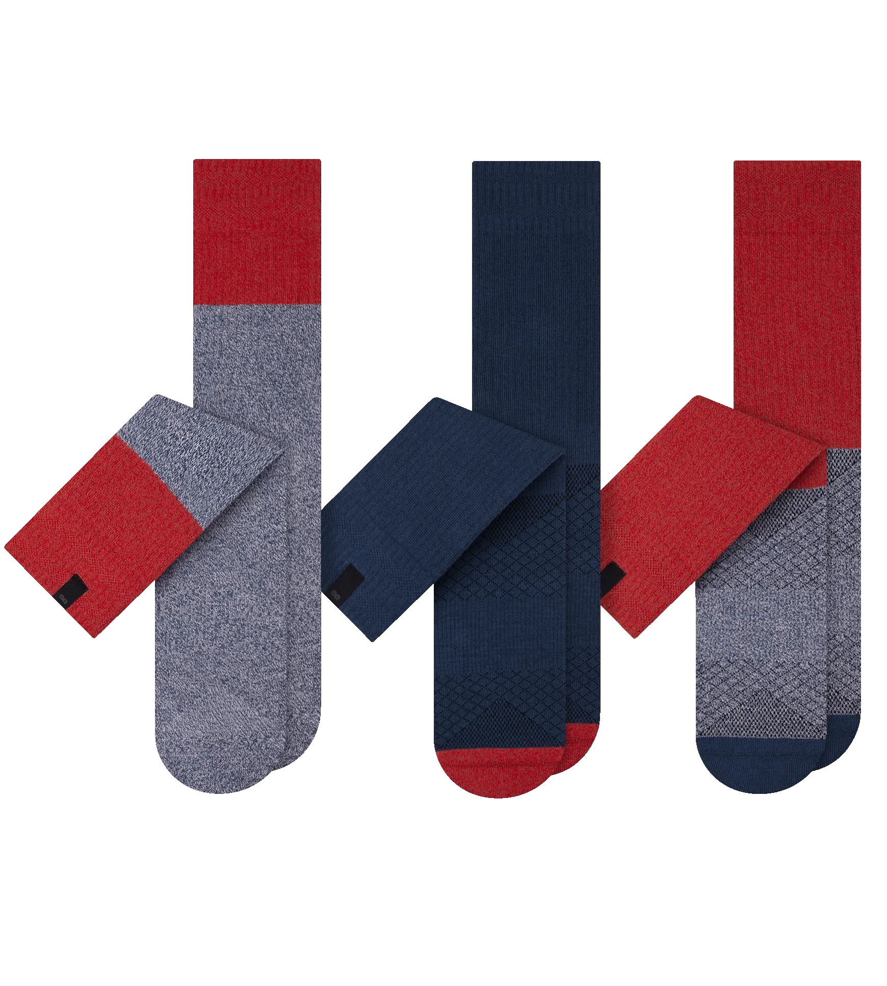 Hustle Cushion Crew Socks 3 Pack