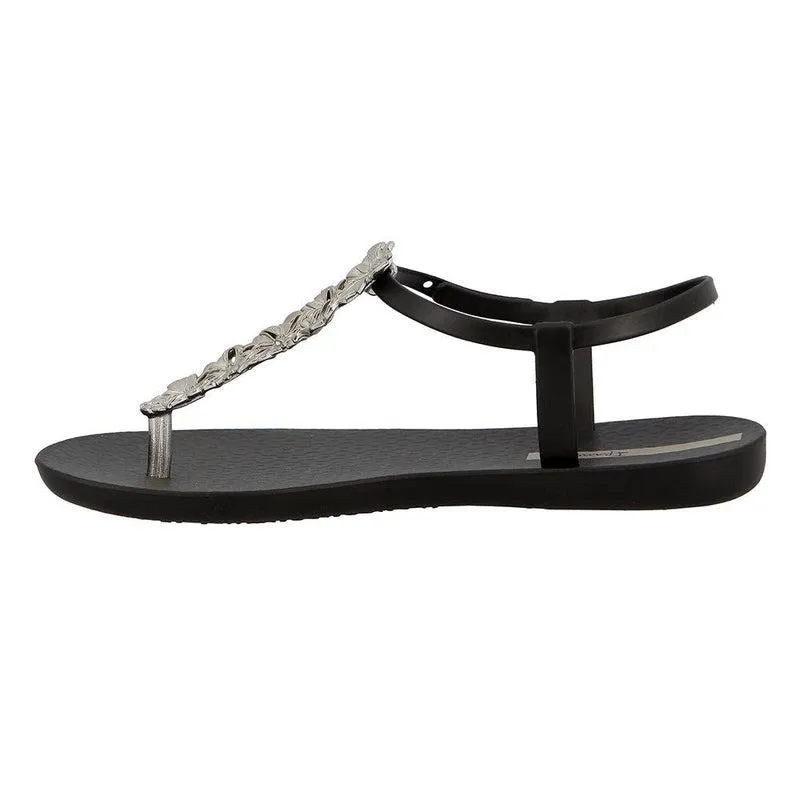 Ipanema Rose Glam Thong Sandals - Black