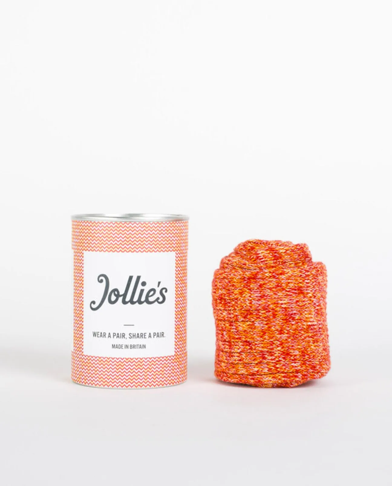 Jollie Socks - Orange Twister