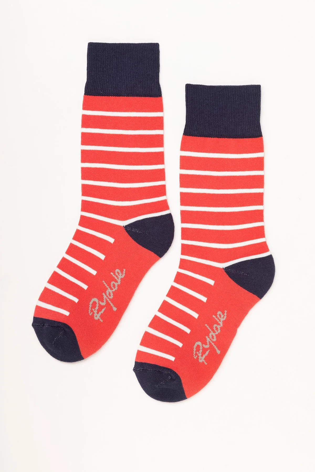 Ladies Striped Ankle Socks