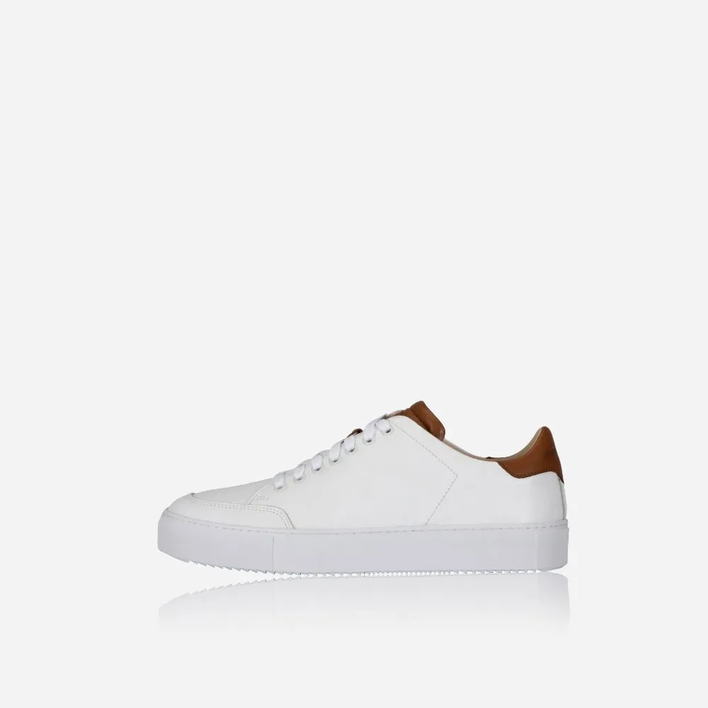 Leather Sneaker, White