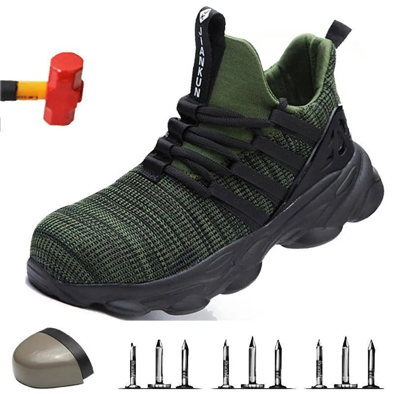 Lightweight and Comfortable Work Safety Shoes Non-slip Steel Toe Cap Breathable