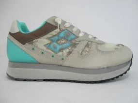 Lotto Tokyo Wedge R7080 walnut-mint women's sneaker shoe