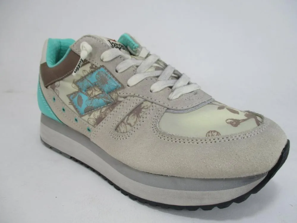 Lotto Tokyo Wedge R7080 walnut-mint women's sneaker shoe