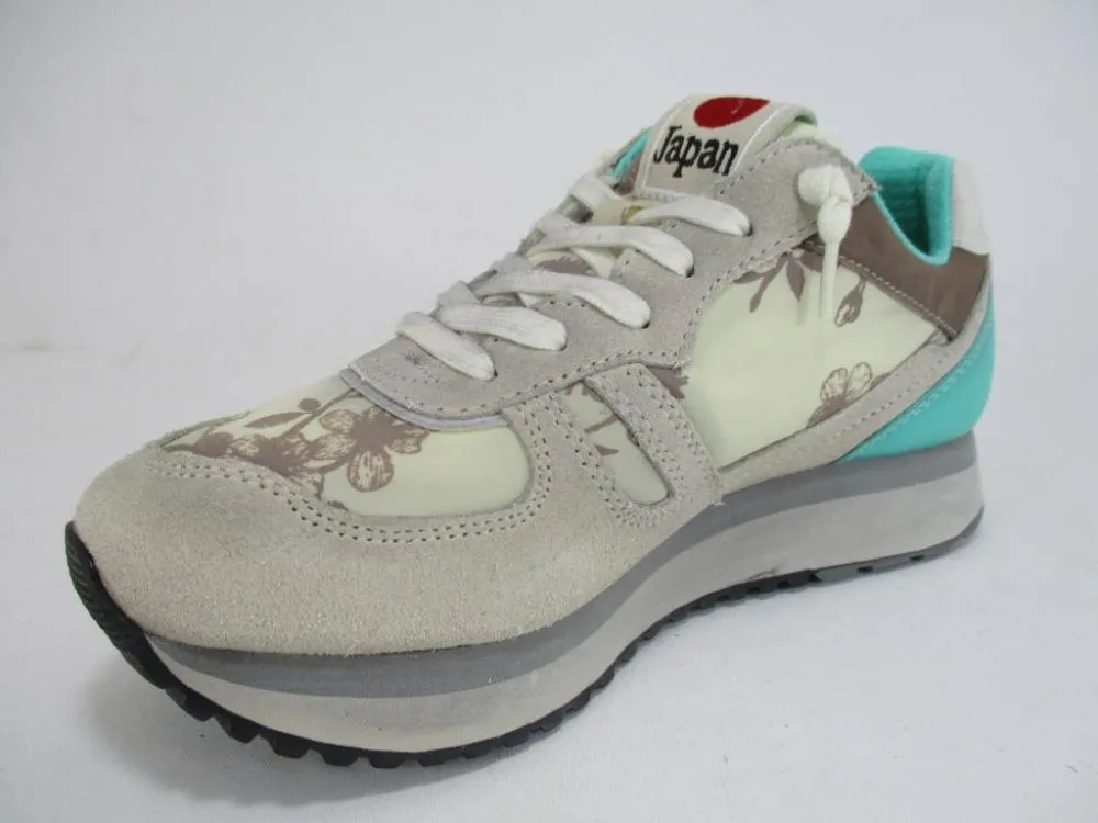 Lotto Tokyo Wedge R7080 walnut-mint women's sneaker shoe