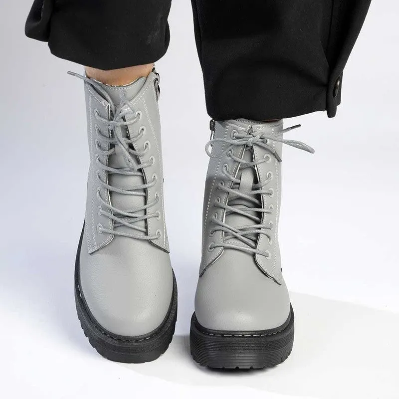 Madison Savannah Military Boot - Grey