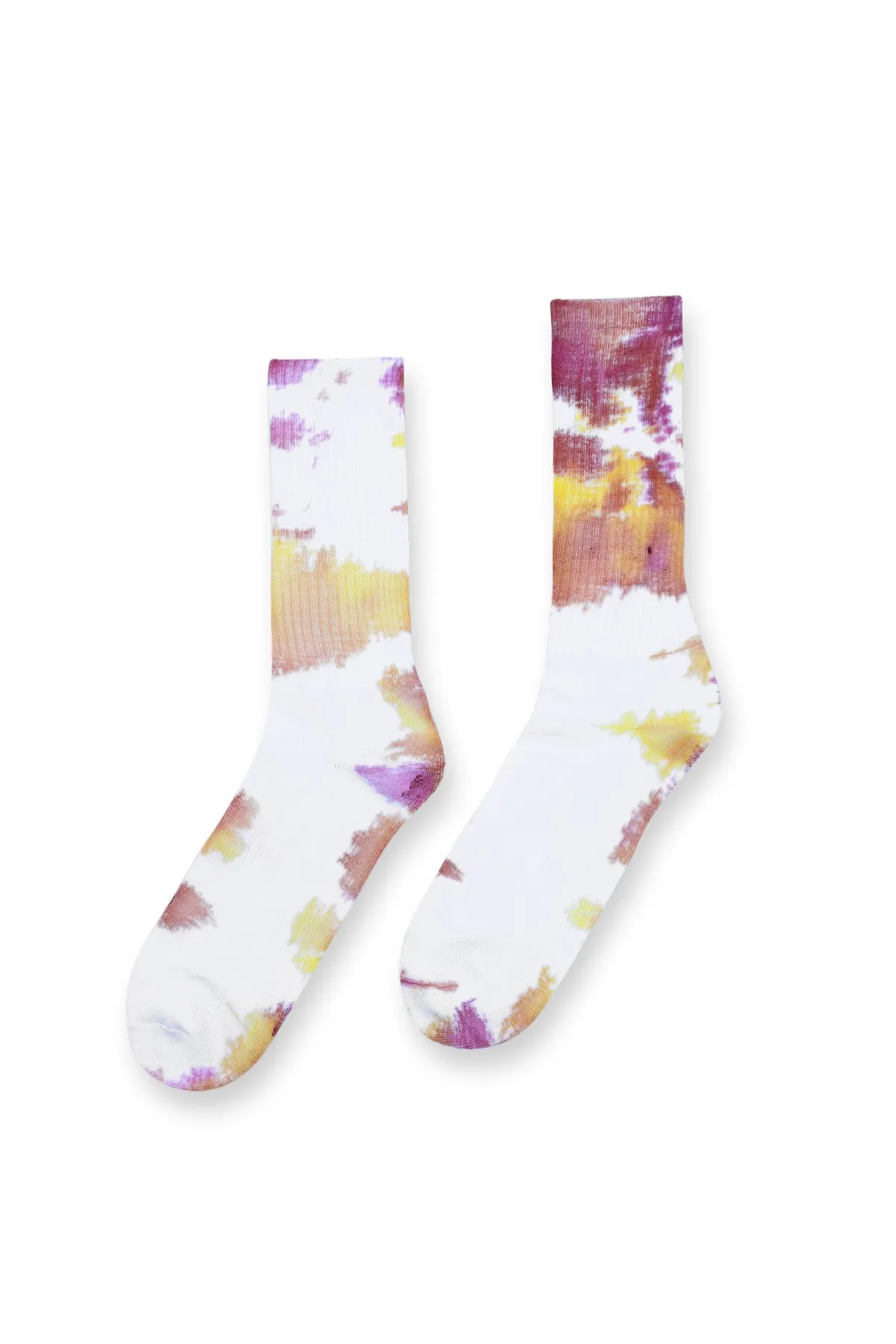 Men’s Crew Socks - Sangria Tie-Dye